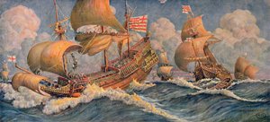Merchant Ships of 1640, from Le Journal de la Decoration